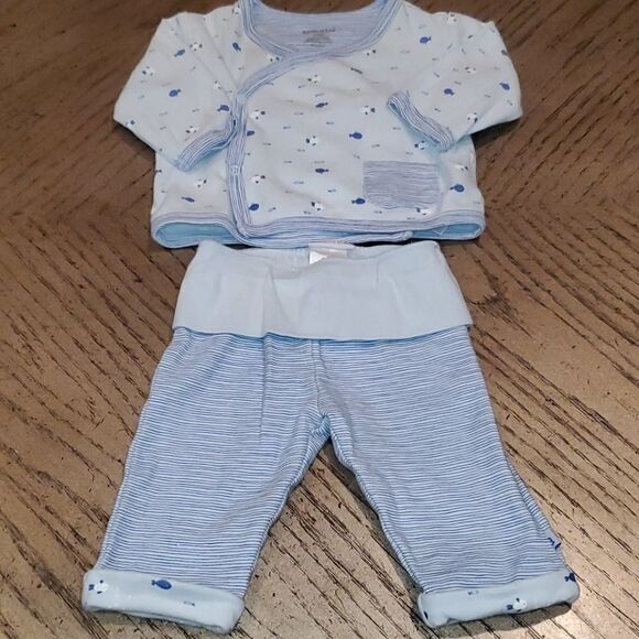0-3 month boys fish jacket & pants by Absorba - Picture 1 of 5